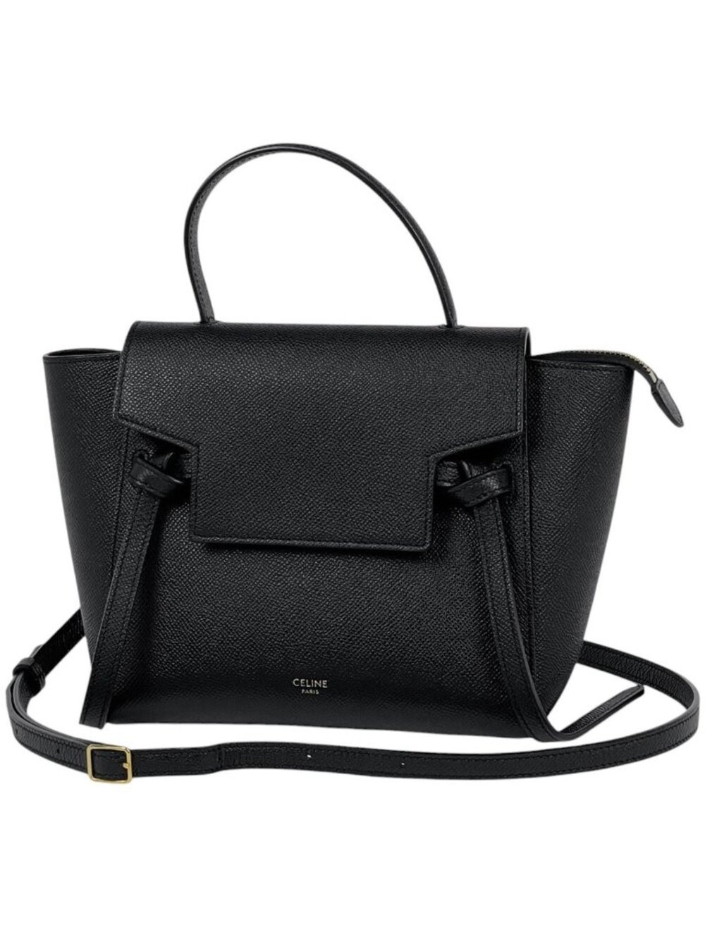 Celine Belt Bag Nano 2-Way Leather Black
